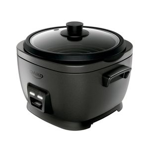 Panela de Arroz Elétrica Dako 700W com 4 L 10 Xícaras Cinza
