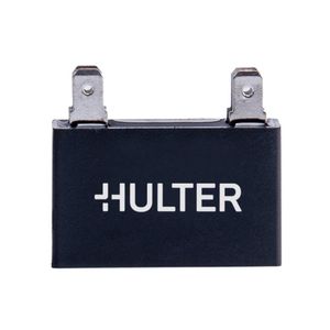Capacitor Quadrado 8 MFD Terminal Corpo Plástico Hulter - 450V