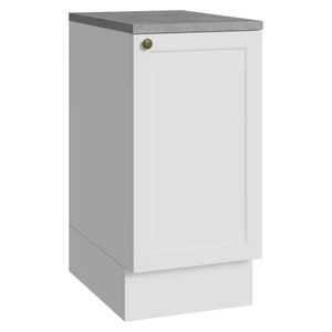 Balcão de Cozinha 40 cm 1 Porta Branco Vik Madesa