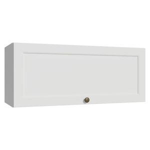 Armário Aéreo 80 cm 1 Porta Basculante Branco Vik Madesa