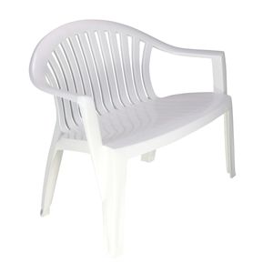 Banco Tramontina Leme 114 cm em Polipropileno Branco