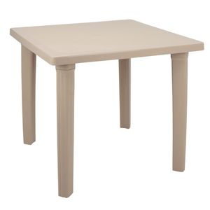 Mesa Tramontina Sancho Areia 80x80cm em Polipropileno