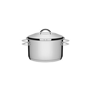Caçarola Tramontina Solar Funda em Aço Inox Fundo Triplo com Tampa e Alças 16 cm 1,8 L