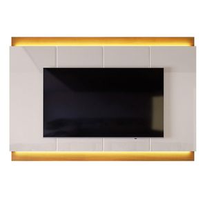 Painel para TV Até 75 Polegadas 207 cm Marrom Off White - Lukaliam