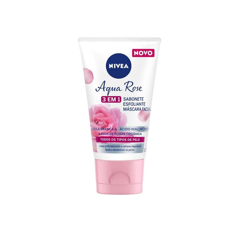 argila-facial-nivea-aqua-rose-3em1-150ml