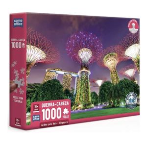 Quebra Cabeça Jardins Pela Baía Singapura 1000 Pçs Toyster 3331