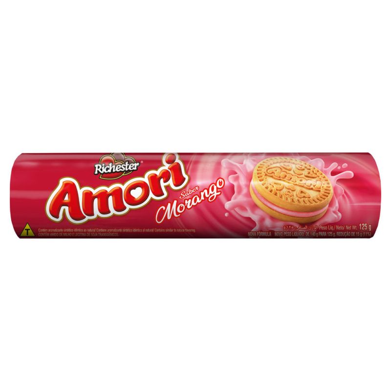 bisc-richester-amori-rech-morango-125g