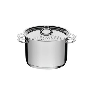 Espagueteira Tramontina Solar Aço Inox Fundo Triplo 24 cm 7,7 Litros