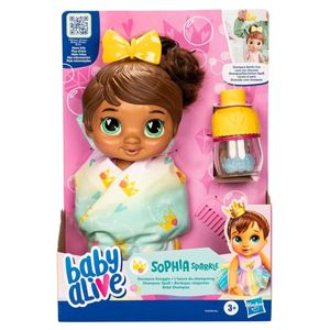 Boneca Bebê Shampoo Morena Baby Alive F9120