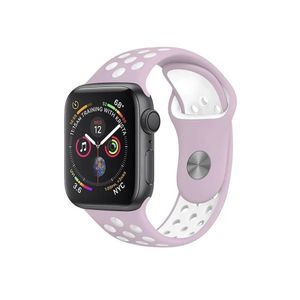 Pulseira para Apple Watch Armor Running 49MM- Rosa e Branco - Gshield