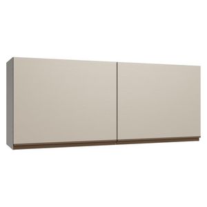 Armário Aéreo 120 cm 2 Portas Crema Nice Madesa