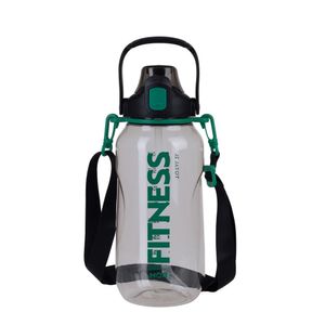 Garrafa Fitness preta 2l