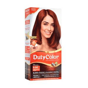 Tinta DutyColor Kit 6.66 Louro Vermelho Intenso
