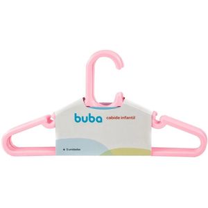 Cabide Infantil Rosa Buba 5x1