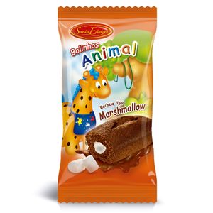 Mini Bolo de Chocolate com Recheio Tipo Marshmallow
