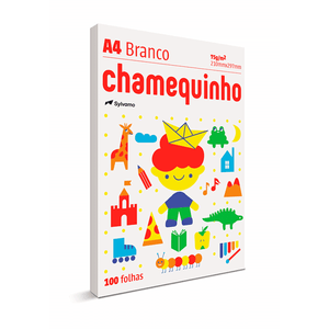 Papel Sulfite Branco Chamequinho A4 100 Folhas