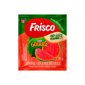 Refresco em Pó de Goiaba Frisco 18g