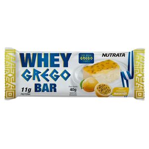 Barra de Proteína Nutrata Whey Grego Mousse de Maracujá 40g
