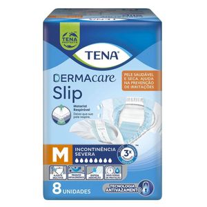 Roupa Íntima Tena Dermacare Slip Tamanho M Pacote com 8 Unidades