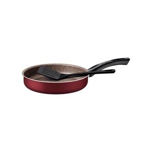 Frigideira Reta Tramontina Paris Antiaderente Vermelha +Espátula 22CM