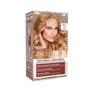 Tinta Imédia Excellence Nudes Shade 8U Loiro Claro Universal