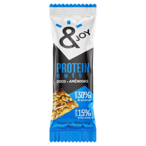Barra de Proteína Coco e Amêndoas &Joy Protein Nuts Pacote