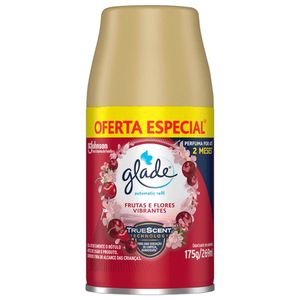 Desodorizador Glade Automatic Spray Refil Frutas e Flores Vibrantes 269ml Oferta Especial
