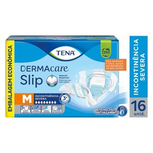 Roupa Íntima Slip Dermacare Tamanho M Tena Pacote com 16 Unidades