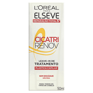 Leave-In de Tratamento Cicatri Renov L'oréal Paris Elseve Reparação Total 5+ Caixa