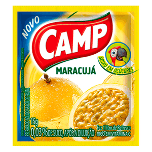 Refresco em Pó de Maracujá Camp 15g