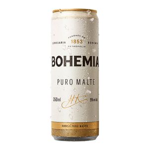 Cerveja Bohemia Puro Malte 350ml Lata