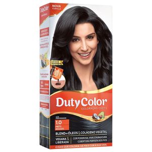 Tinta para Cabelo 1.0 Preto Azulado Dutycolor
