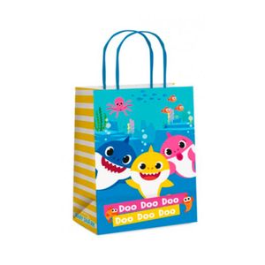 Sacola de Papel Baby Shark M Cromus
