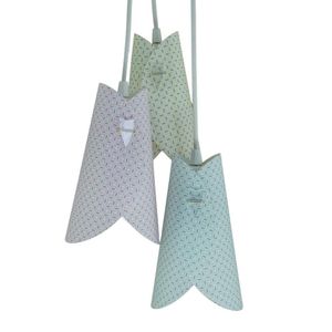 Lustre Pendente Luminária Cacho Cúpulas Envelope Arabescos Bivolt