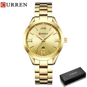 Relógio Feminino CURREN 9007 À Prova D'Água