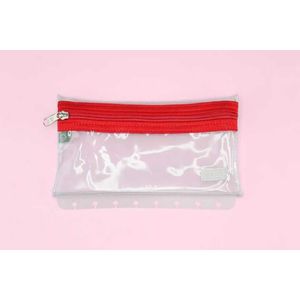 ESTOJO SIMPLES CRYSTAL RED CADERNO INTELIGENTE