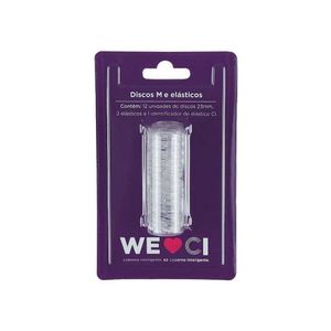DISCOS E ELASTICO M 23MM TRANSPARENTE CADERNO INTELIGENTE