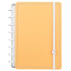CADERNO A5 LARANJA PASTEL CADERNO INTELIGENTE