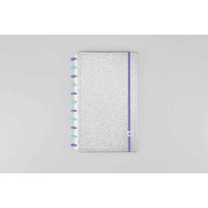 CADERNO A5 LETS GLITTER SILVER 2.0 CADERNO INTELIGENTE