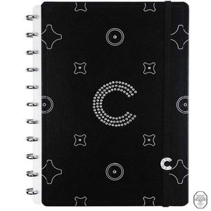 CADERNO INTELIGENTE G MONOGRAM BLACK CRYSTALS BY SWAROVSKI