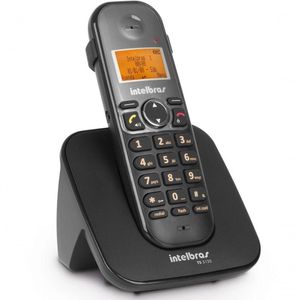 Telefone Sem Fio C/ Id E C/ Entrada Para Fone De Ouvido Ts 5120 Preto 4125120