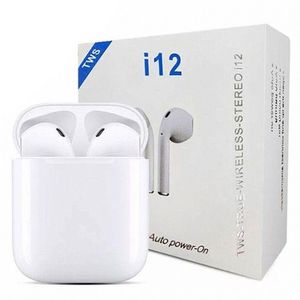 Fone De Ouvido Wireless I12 Tws Bluetooth 5.0 Branco