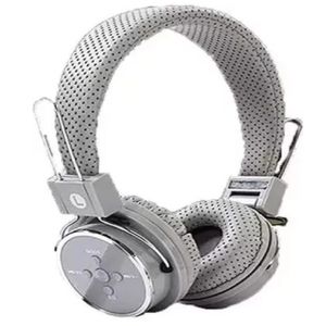 Fone De Ouvido Bluetooth Micro Sd Mp3 Rádio Fm Player - Cinza