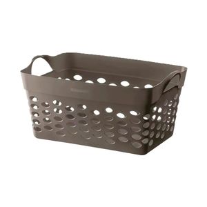 Cesto Organizador Sanremo Retangular Cinza 22L