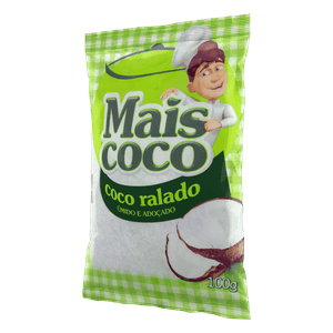 Coco Ralado Úmido Adoçado Mais Coco Pacote