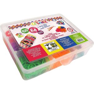Ezbandz Kit Faz Pulseiras Caixa Com 600 Elásticos I9 Bri0017