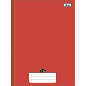 Caderno Brochura Capa Dura 200x275mm 96 F Vermelho - Tilibra