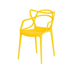 Cadeira Allegra Amarela Sala Cozinha Jantar