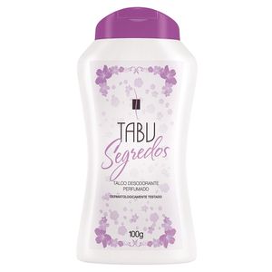 Talco Desodorante Tabu Segredos 100G