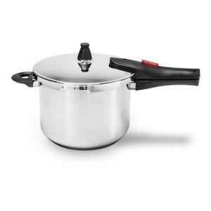 Panela de Pressão Inox Brinox Ultra com Fundo Triplo 4 Litros Ø20 cm com 4 Dispostivos de Segurança